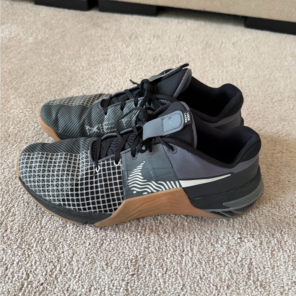 Men's Nike Metcons Black and Gray Shoes